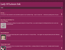 Tablet Screenshot of ladyofleisureink.blogspot.com