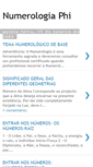 Mobile Screenshot of numerologia-phi.blogspot.com