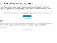 Tablet Screenshot of amigosdelolalatrailera.blogspot.com