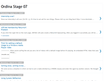 Tablet Screenshot of ordinastage.blogspot.com