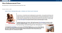 Desktop Screenshot of menenhancementnow.blogspot.com