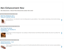 Tablet Screenshot of menenhancementnow.blogspot.com