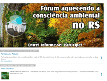 Tablet Screenshot of forumambientalrs.blogspot.com
