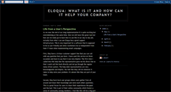 Desktop Screenshot of launchingeloqua101.blogspot.com