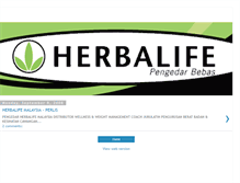 Tablet Screenshot of herbalife-perlis.blogspot.com