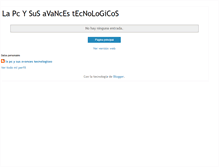 Tablet Screenshot of lapcysusavancestecnologicos.blogspot.com
