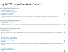 Tablet Screenshot of ley24270-impedimentodecontacto.blogspot.com