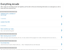 Tablet Screenshot of everythingarcade.blogspot.com