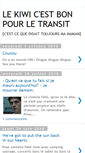 Mobile Screenshot of lekiwicestbonpourletransit.blogspot.com