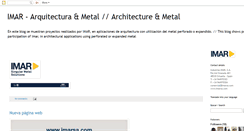 Desktop Screenshot of imararquitectura.blogspot.com