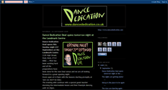Desktop Screenshot of dancededication.blogspot.com