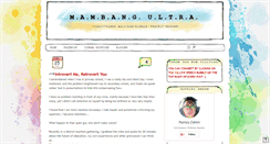Desktop Screenshot of mambang-ultra.blogspot.com
