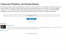 Tablet Screenshot of coleccionoestampillas.blogspot.com