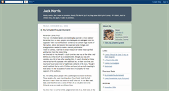 Desktop Screenshot of jacknorris.blogspot.com