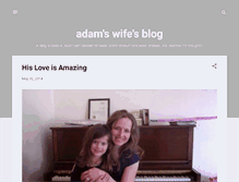 Tablet Screenshot of adamswifeamanda.blogspot.com