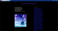 Desktop Screenshot of mydeliriumdreamsicle.blogspot.com