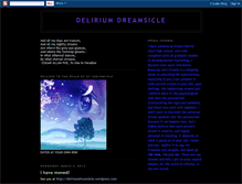 Tablet Screenshot of mydeliriumdreamsicle.blogspot.com