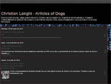 Tablet Screenshot of longhi-dogs-articles.blogspot.com