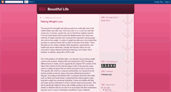 Desktop Screenshot of beautifullife22.blogspot.com