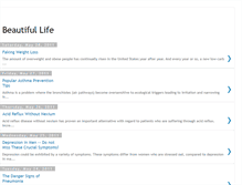 Tablet Screenshot of beautifullife22.blogspot.com