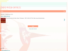 Tablet Screenshot of infoweboffice.blogspot.com