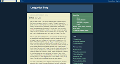 Desktop Screenshot of languedocblog.blogspot.com