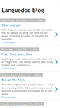 Mobile Screenshot of languedocblog.blogspot.com