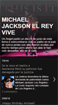 Mobile Screenshot of michaeljackson-elreyvive.blogspot.com