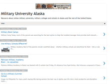 Tablet Screenshot of militaryuniversityalaska.blogspot.com