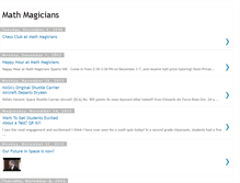 Tablet Screenshot of math-magicians.blogspot.com