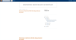 Desktop Screenshot of defense-keychain-kubotan.blogspot.com