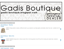 Tablet Screenshot of gadis-boutique.blogspot.com