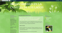 Desktop Screenshot of biodiversidadenloslagos.blogspot.com