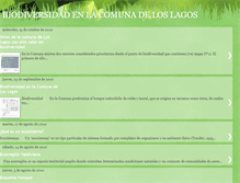 Tablet Screenshot of biodiversidadenloslagos.blogspot.com