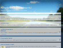 Tablet Screenshot of alimenta-tu-mente.blogspot.com