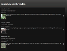 Tablet Screenshot of benedictevestbredden.blogspot.com