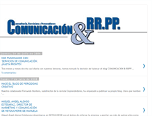 Tablet Screenshot of comunicacionrrpp.blogspot.com