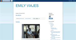 Desktop Screenshot of emilyviajes.blogspot.com