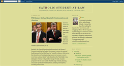 Desktop Screenshot of catholiclawstudent.blogspot.com