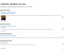 Tablet Screenshot of catholiclawstudent.blogspot.com