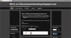 Desktop Screenshot of georgesbusblog.blogspot.com