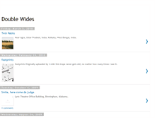 Tablet Screenshot of doublewides.blogspot.com