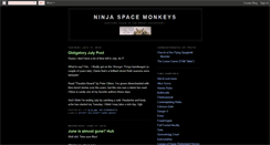 Desktop Screenshot of ninjaspacemonkeys.blogspot.com