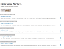 Tablet Screenshot of ninjaspacemonkeys.blogspot.com