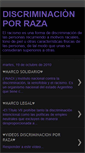 Mobile Screenshot of ladiscriminacionporrazas.blogspot.com
