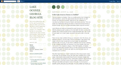 Desktop Screenshot of lakeoconeega.blogspot.com