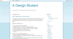 Desktop Screenshot of a-design-student.blogspot.com