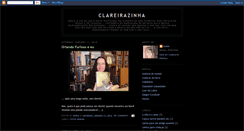 Desktop Screenshot of clareirazinha.blogspot.com