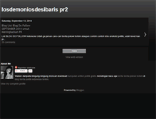 Tablet Screenshot of losdemoniosdesibaris.blogspot.com