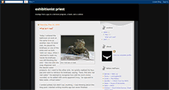 Desktop Screenshot of exhibitionistpriest.blogspot.com